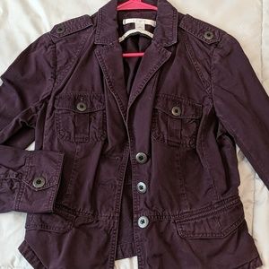 Purple utility jacket!